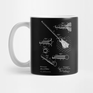 Mop Vintage Patent Hand Drawing Mug